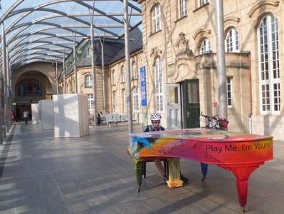 StreetPiano Luxembourg Gare